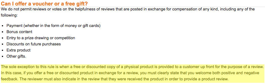 In Canada, nothing really changed in regards to the rules. Other than the fact that nobody follows them any longer; confusing the USA rules with the Canadian ones and running this blackmarket ring of PayPal review and/or reviews without any disclosure of the relationship.