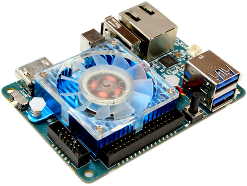 The ODROID XU4 board